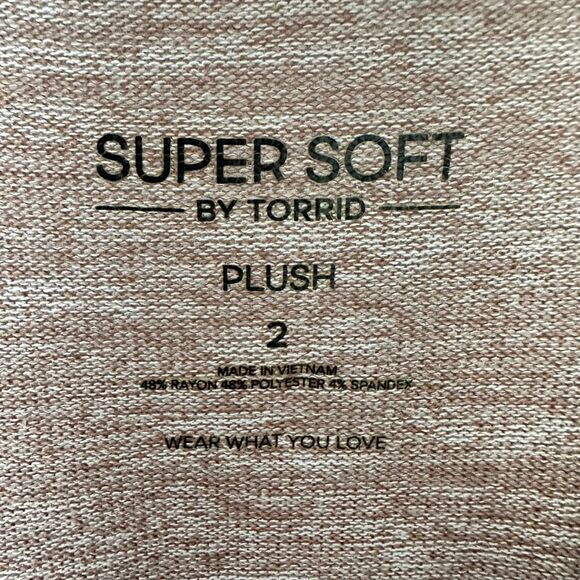 Torrid Super Soft Women’s 2 Plush Marled Turtleneck - Picture 2 of 5